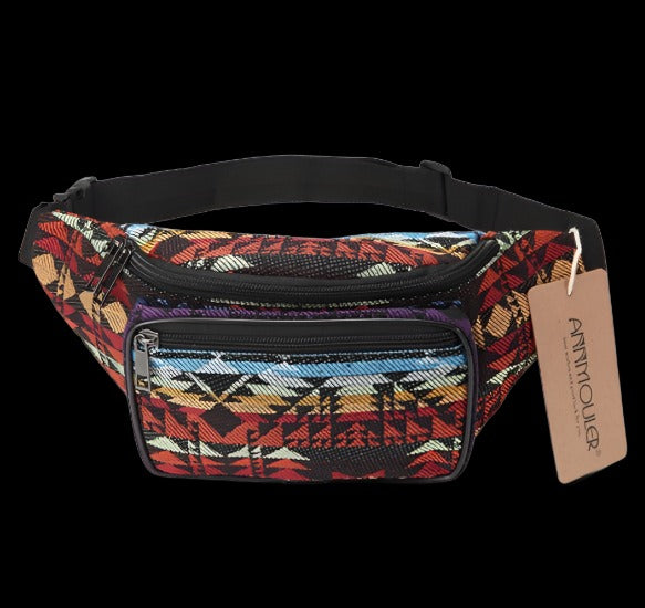 Aztec Fanny Pack - Medium - Design II