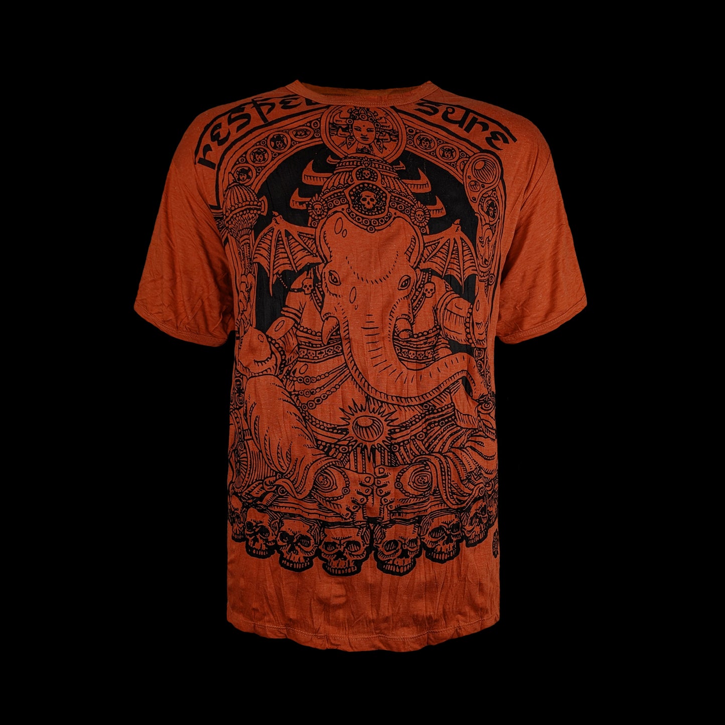 Unisex Crew Neck Tee - Ganesha on the Throne