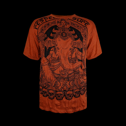 Unisex Crew Neck Tee - Ganesha on the Throne