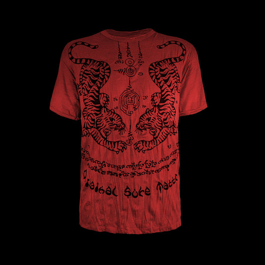 Unisex Crew Neck Tee - Tigers Yantra